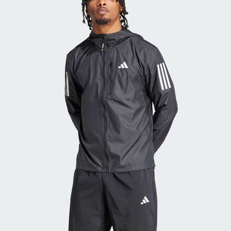 adidas Own the Run Jacket Asia Sizing 'Black' IN1483 - 3