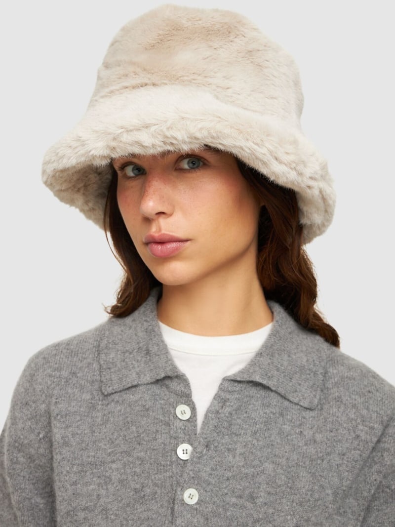 Wera faux soft teddy fur bucket hat - 2