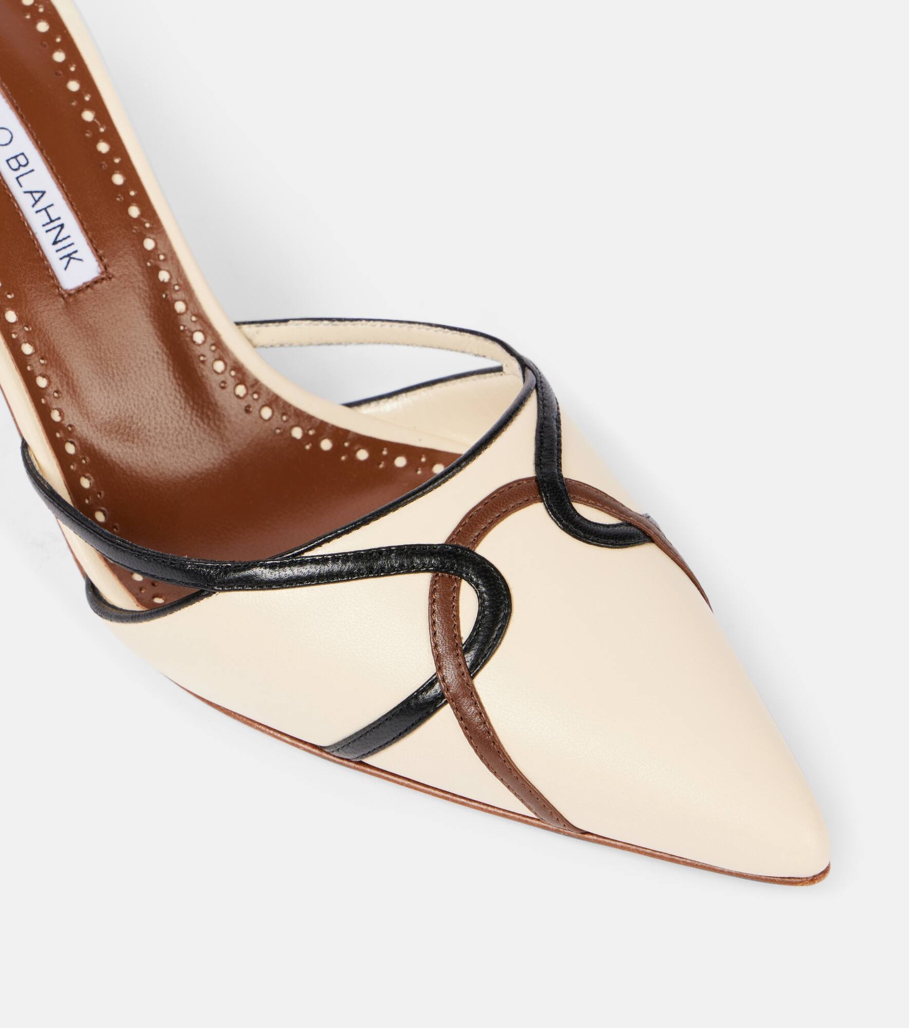Ragheb 70 leather mules - 5