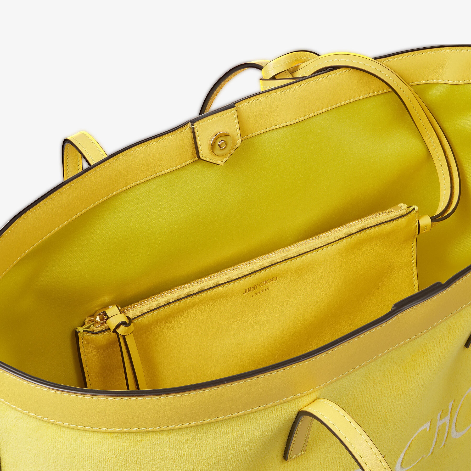 Nine2Five E/W
Yellow Towelling Fabric Logo Tote Bag - 3
