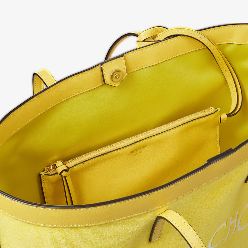 Nine2Five E/W
Yellow Towelling Fabric Logo Tote Bag 3