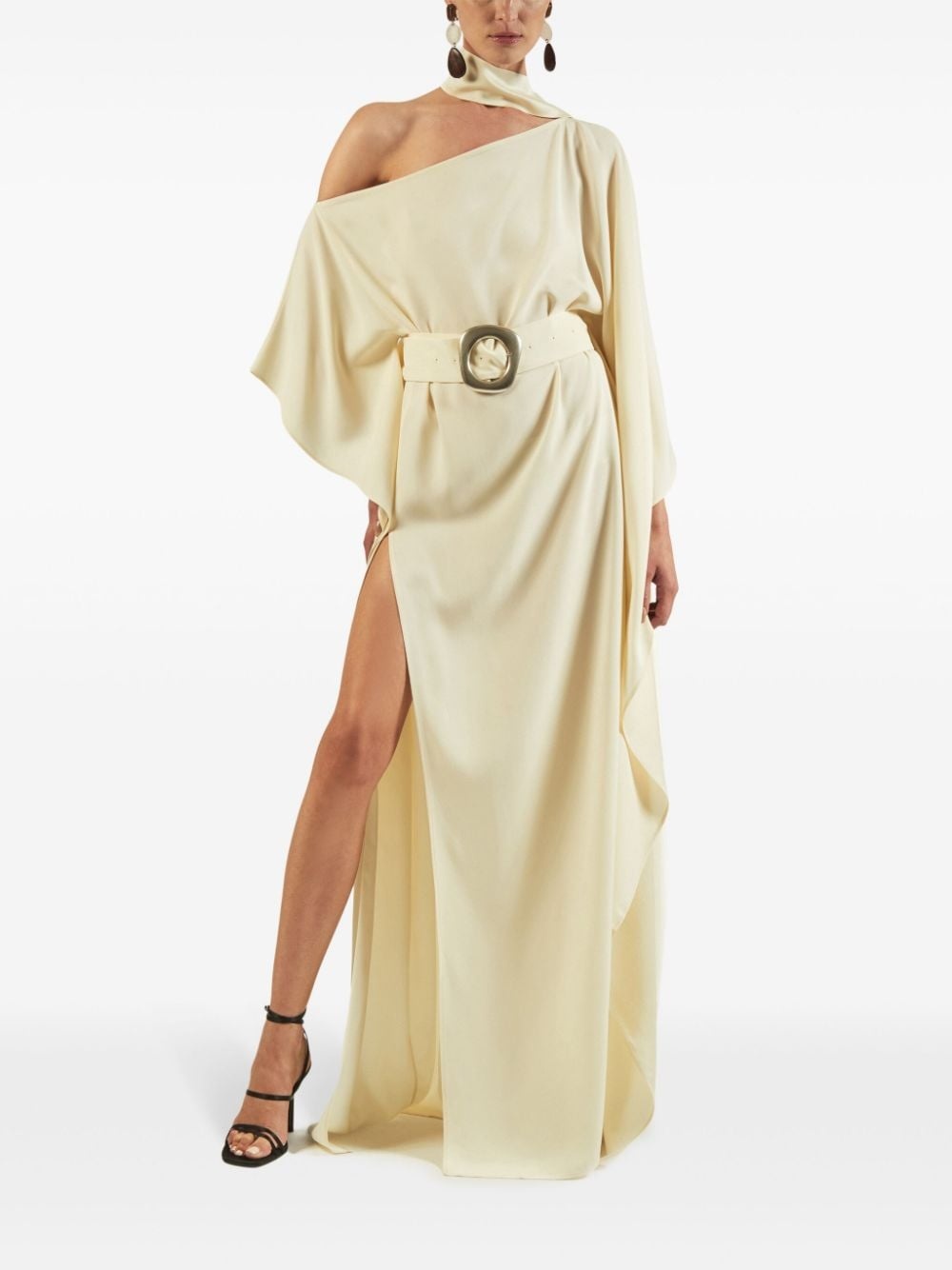 Taylor belted crepe kaftan - 2