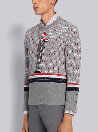 Thom Browne Holiday Office Man knitted jumper outlook