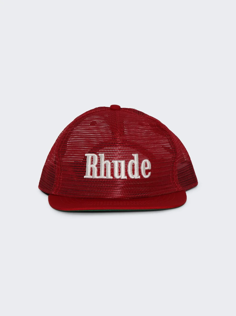 Logo Mesh Hat Red And White - 1