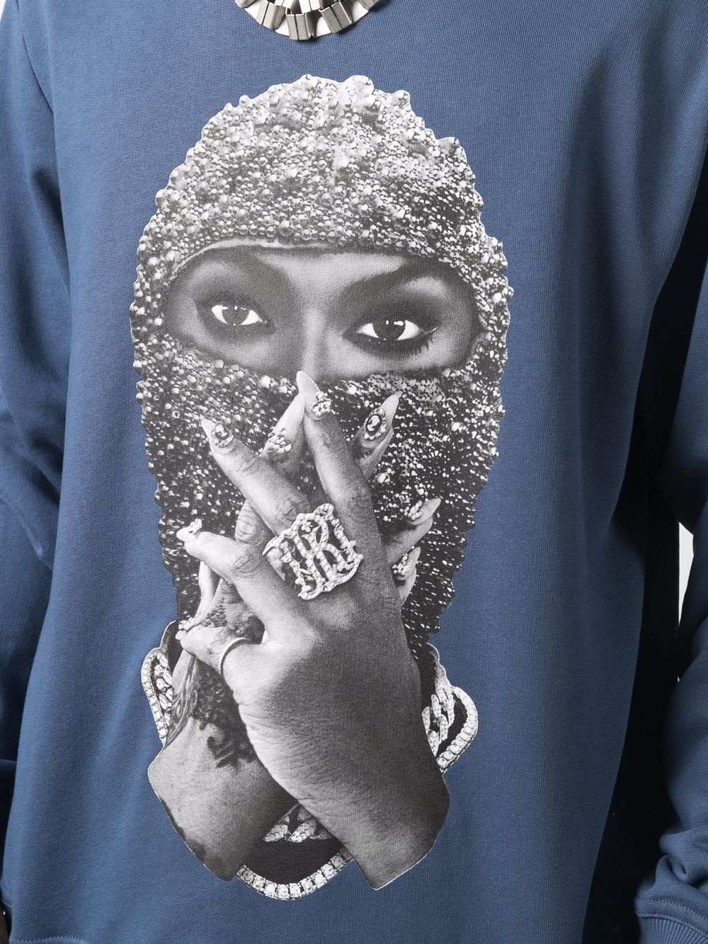 photograph-print cotton sweatshirt - 5