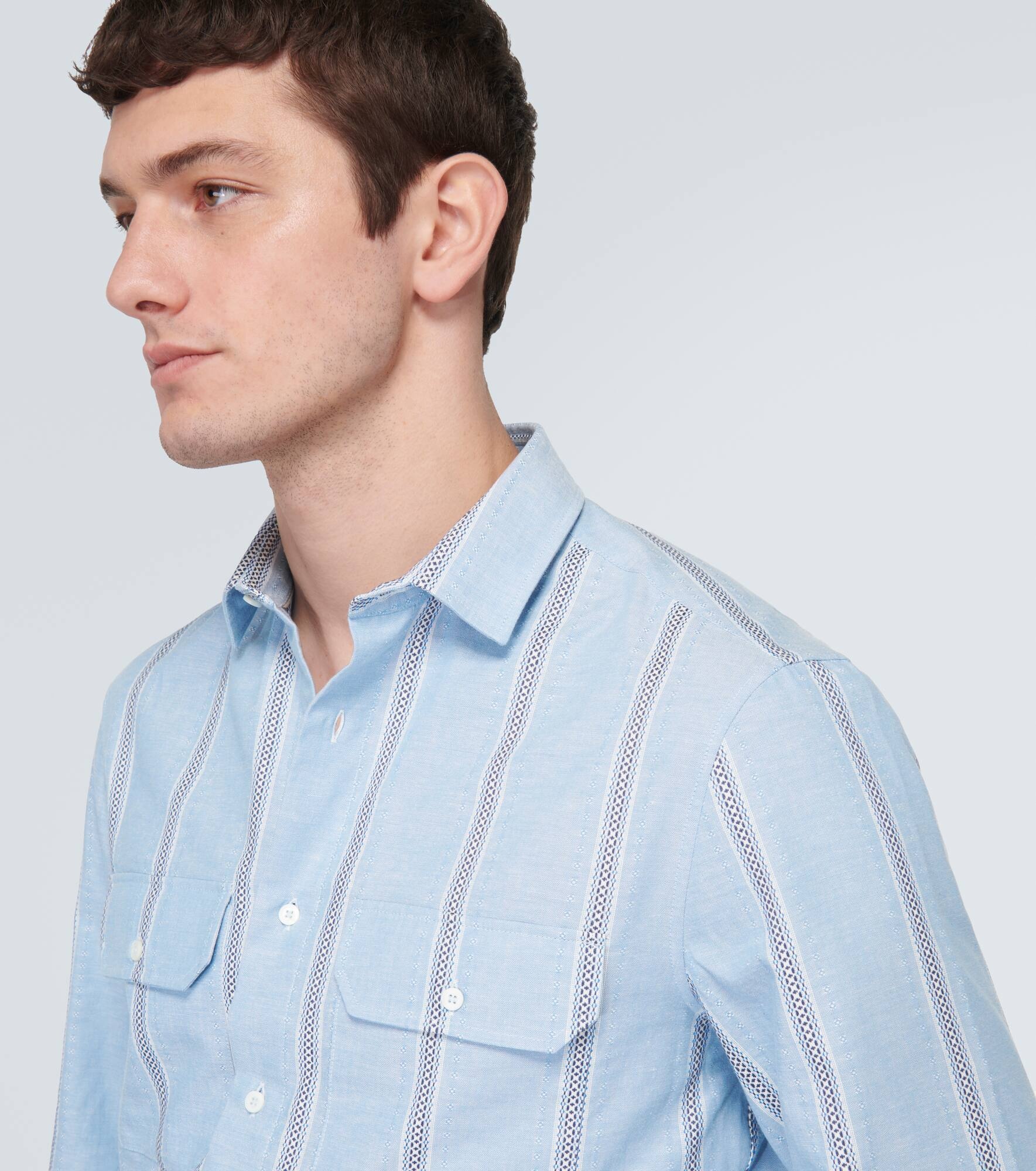 Striped cotton shirt - 5