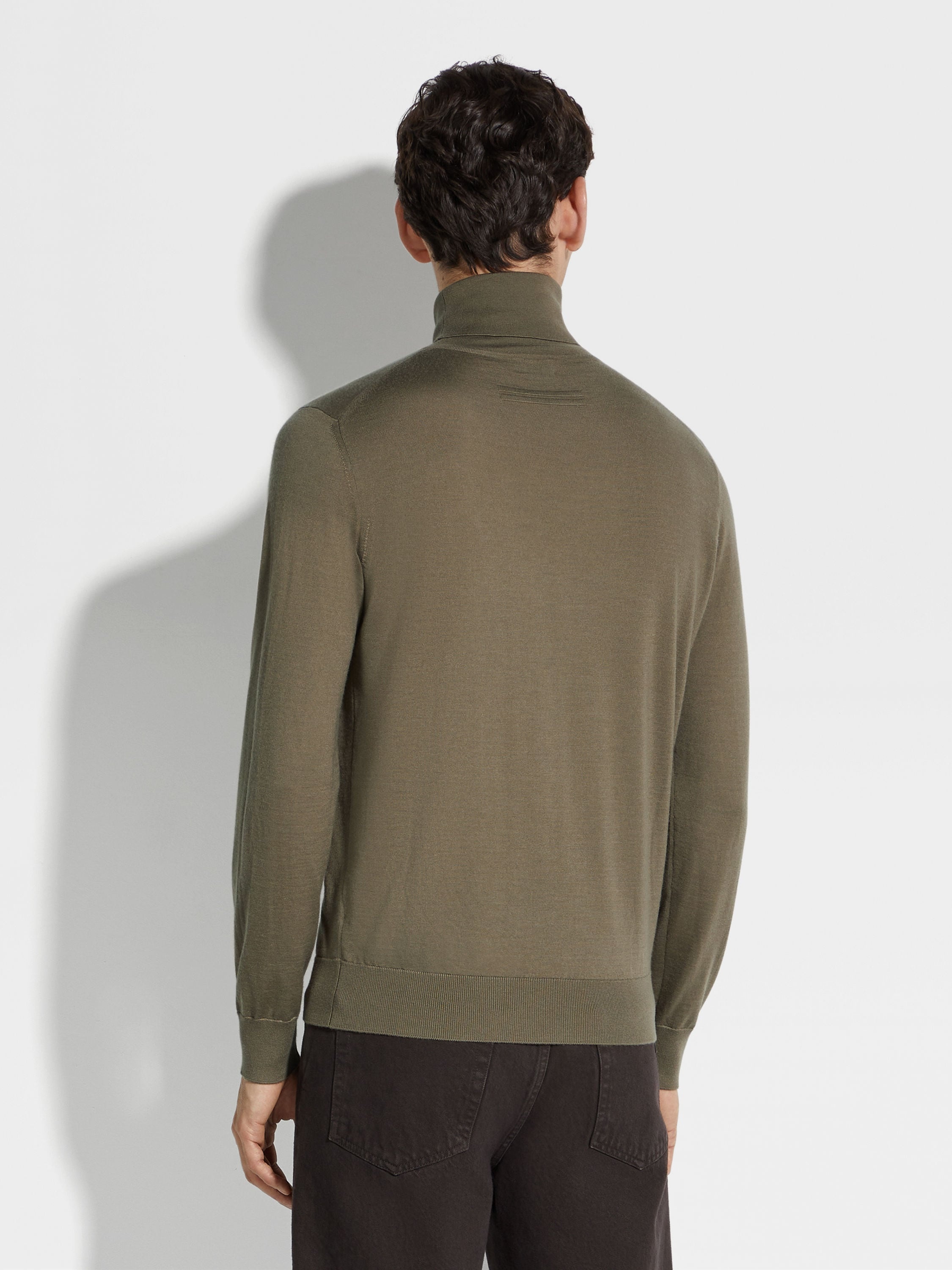 KHAKI CASHSETA TURTLENECK - 5