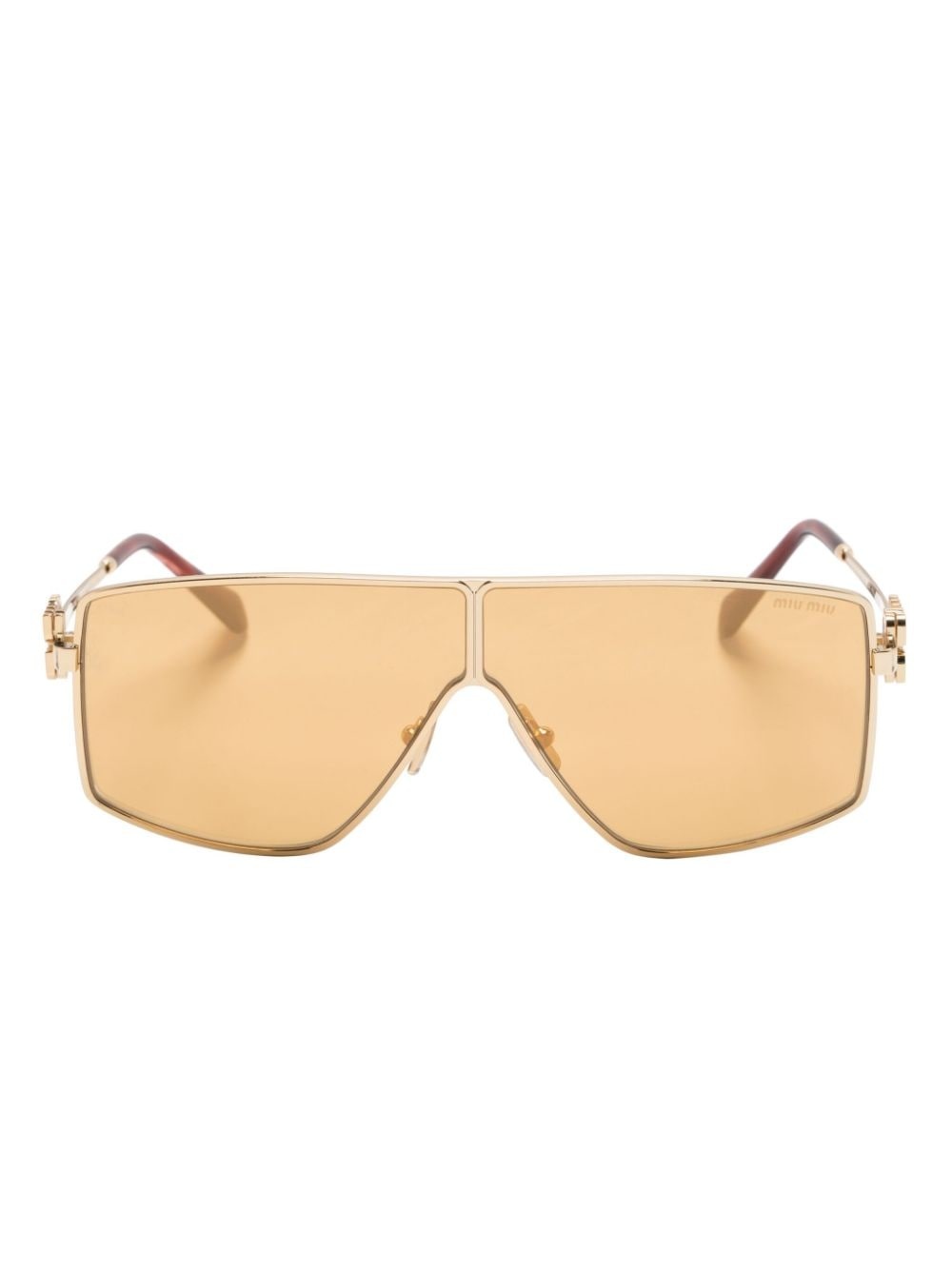 oversize-frame sunglasses - 1