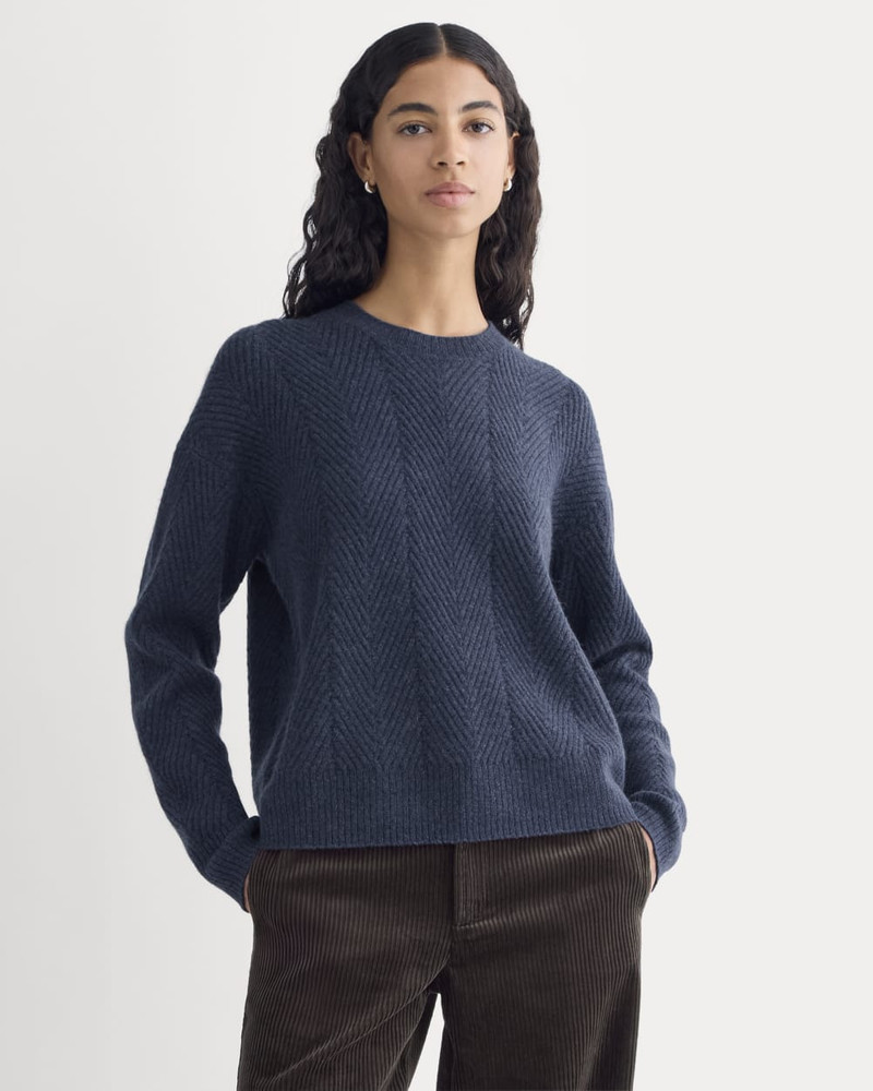 CASHMERE HERRINGBONE SWEATER 6