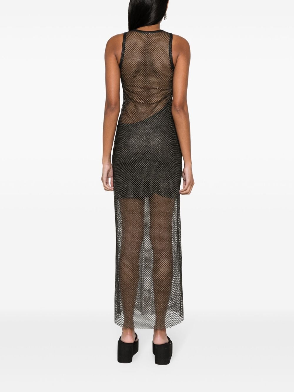 mesh maxi dress - 4