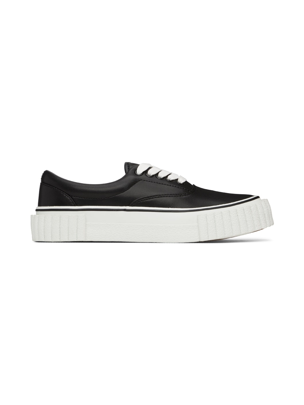 Black Rubber Sole SB Sneakers - 1