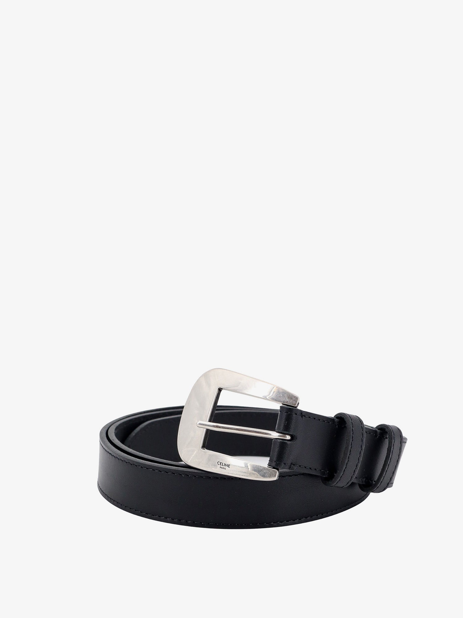 Celine Man Belt Man Black Belts - 3