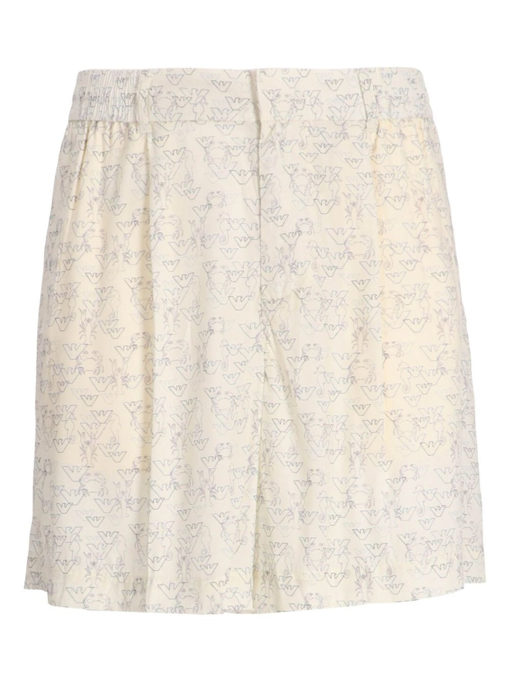 Allover logo bermuda shorts - 1