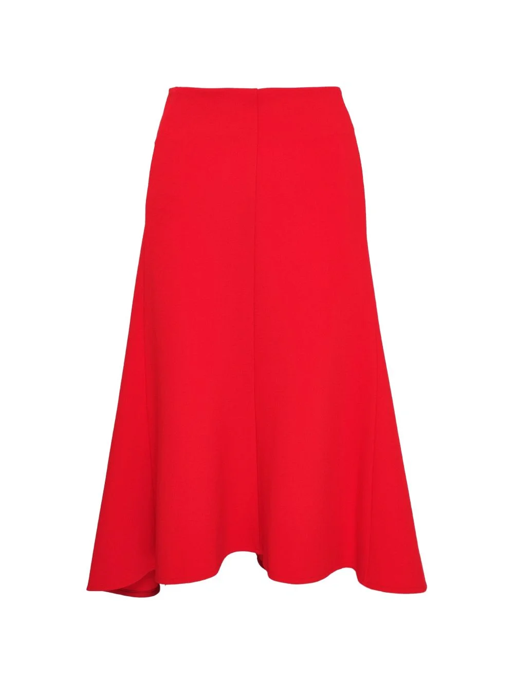 red A-line skirt - 1