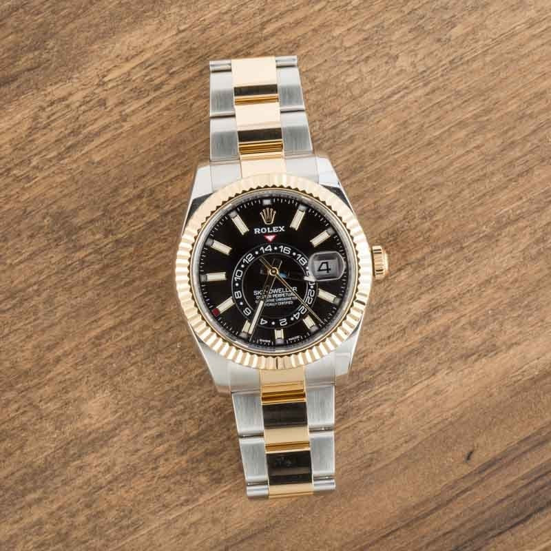 Used Rolex Sky-Dweller 326933 Black Dial - 5