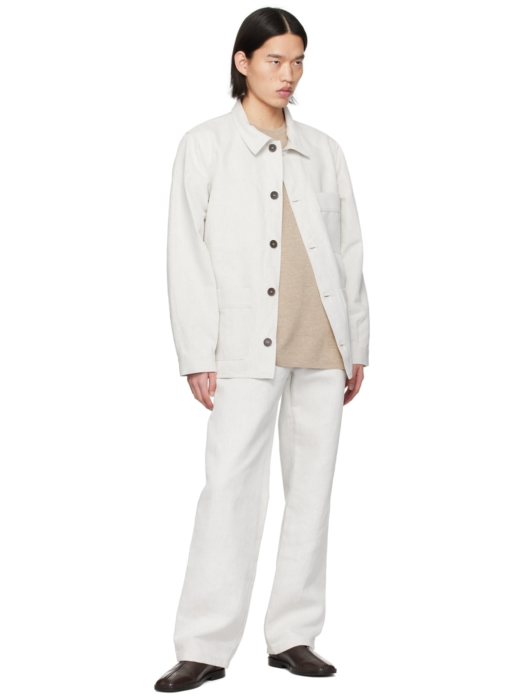 Beige Pedro Jeans - 4