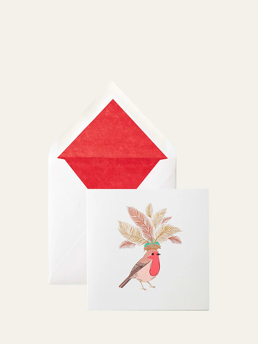 Robin Folded Cards, Set of 10 - 1