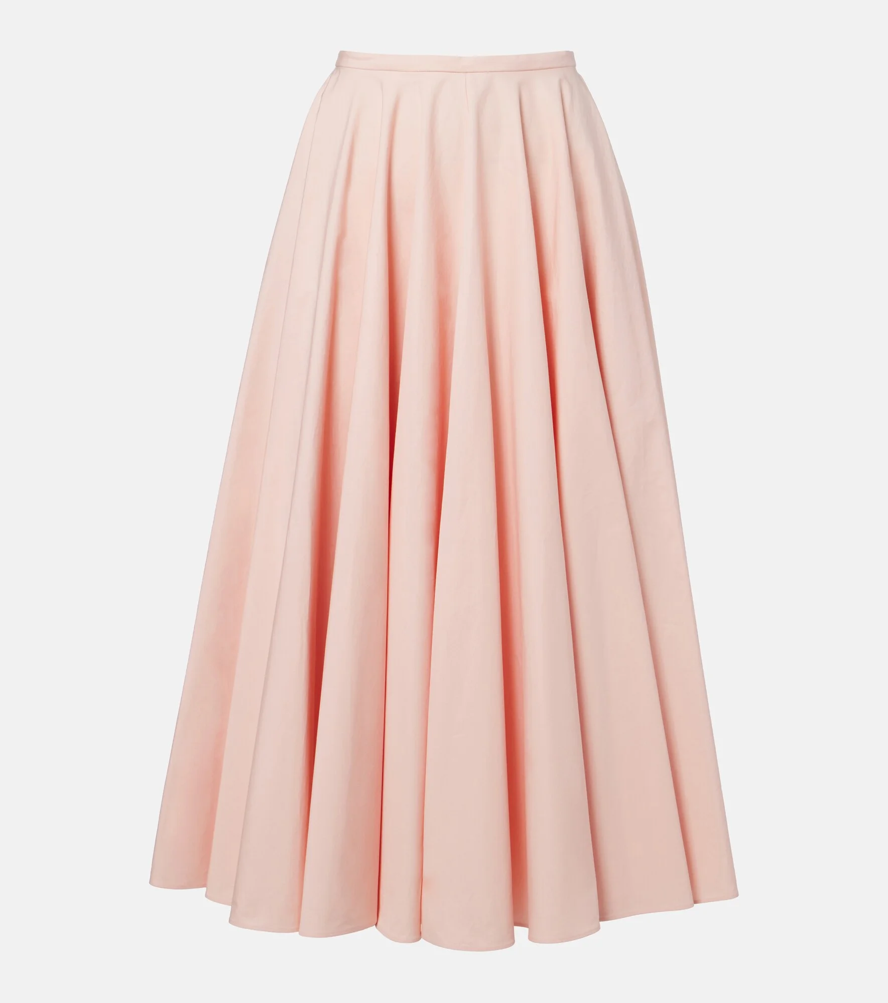 Cotton midi skirt - 1