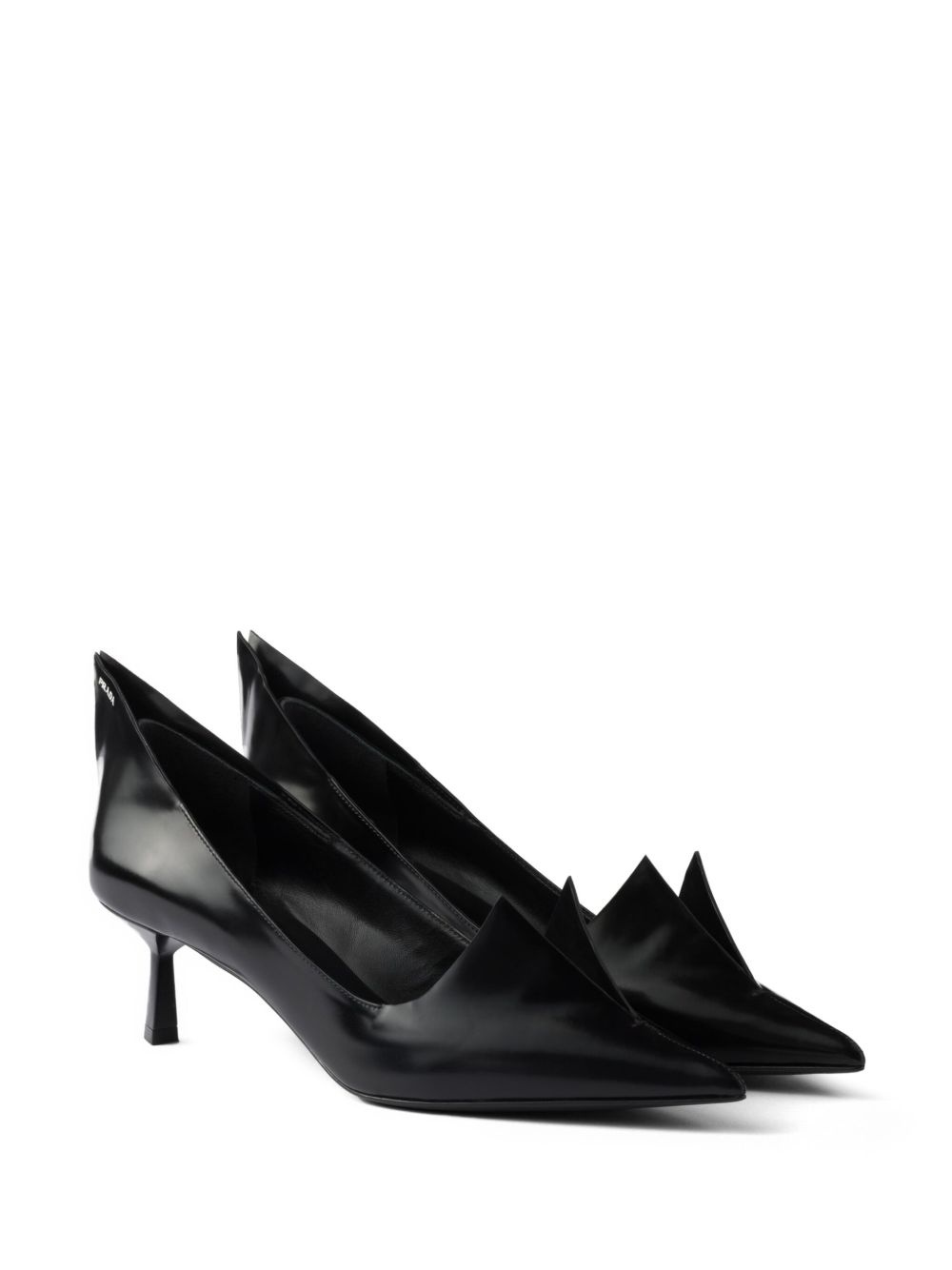 55mm brushed leather pumps - 2