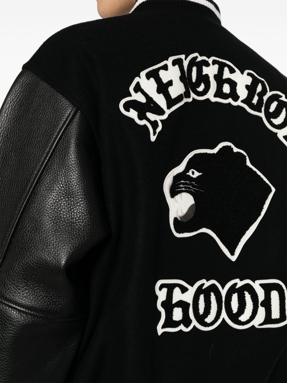 logo-patch varsity jacket - 5