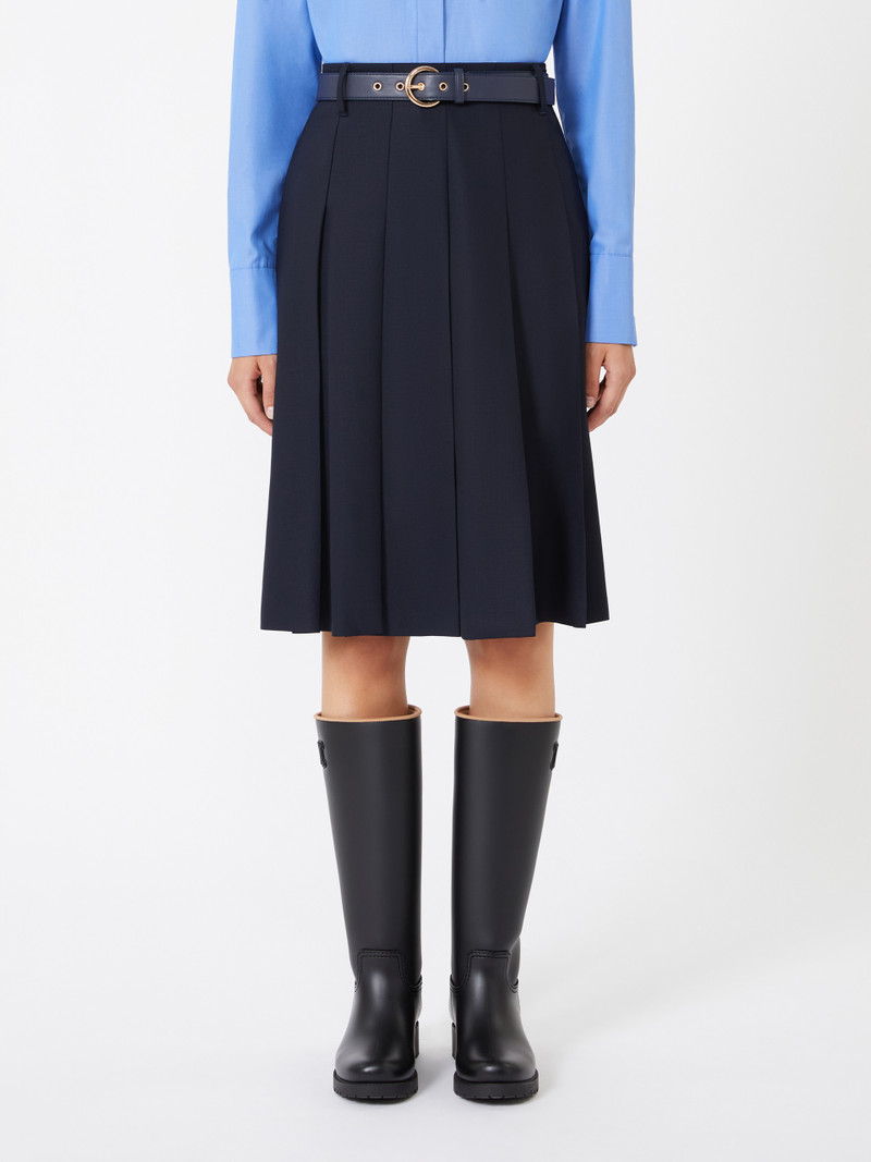 GIMMY Pleated wool skirt 3