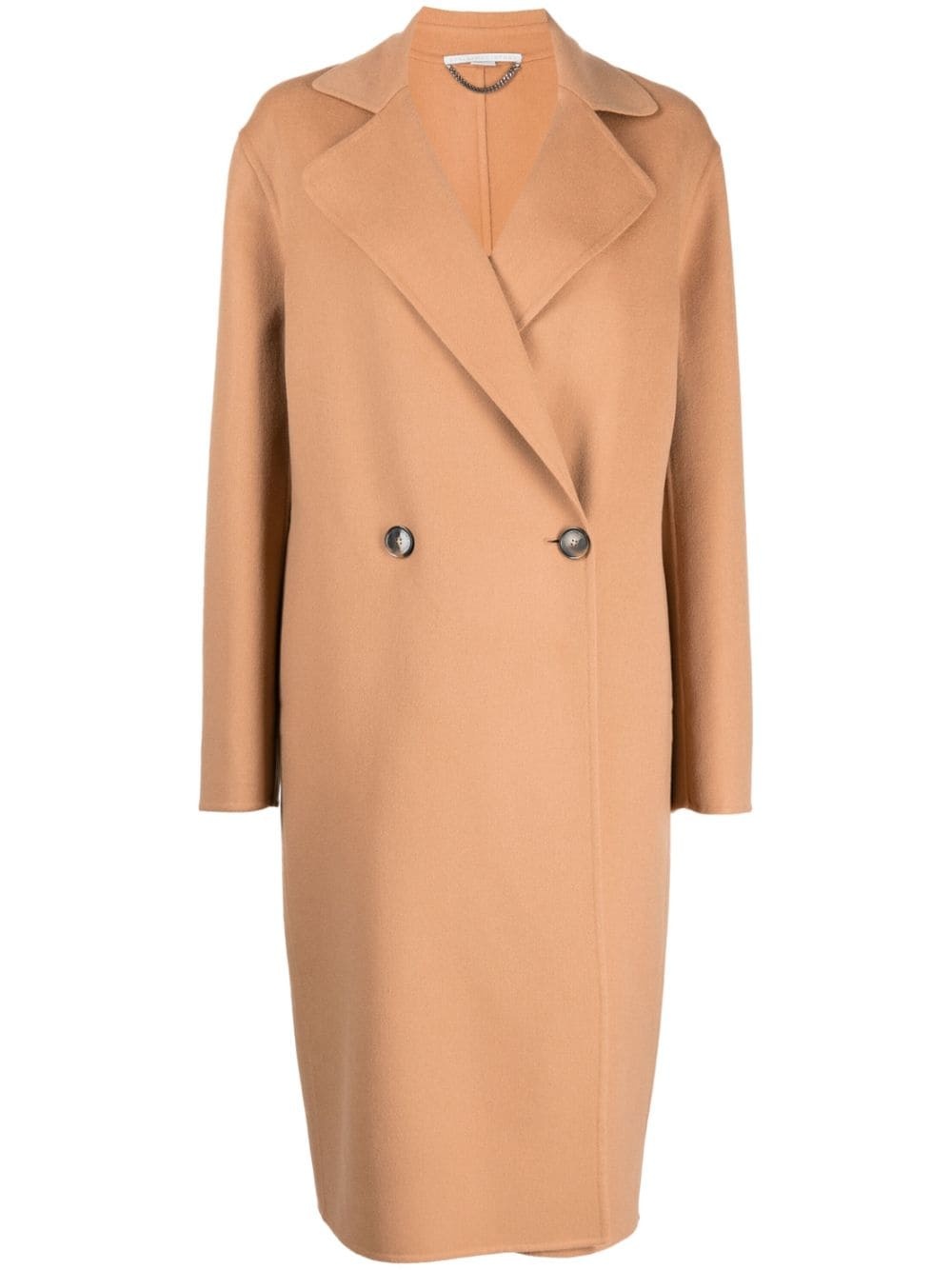 double-breast wool coat - 1