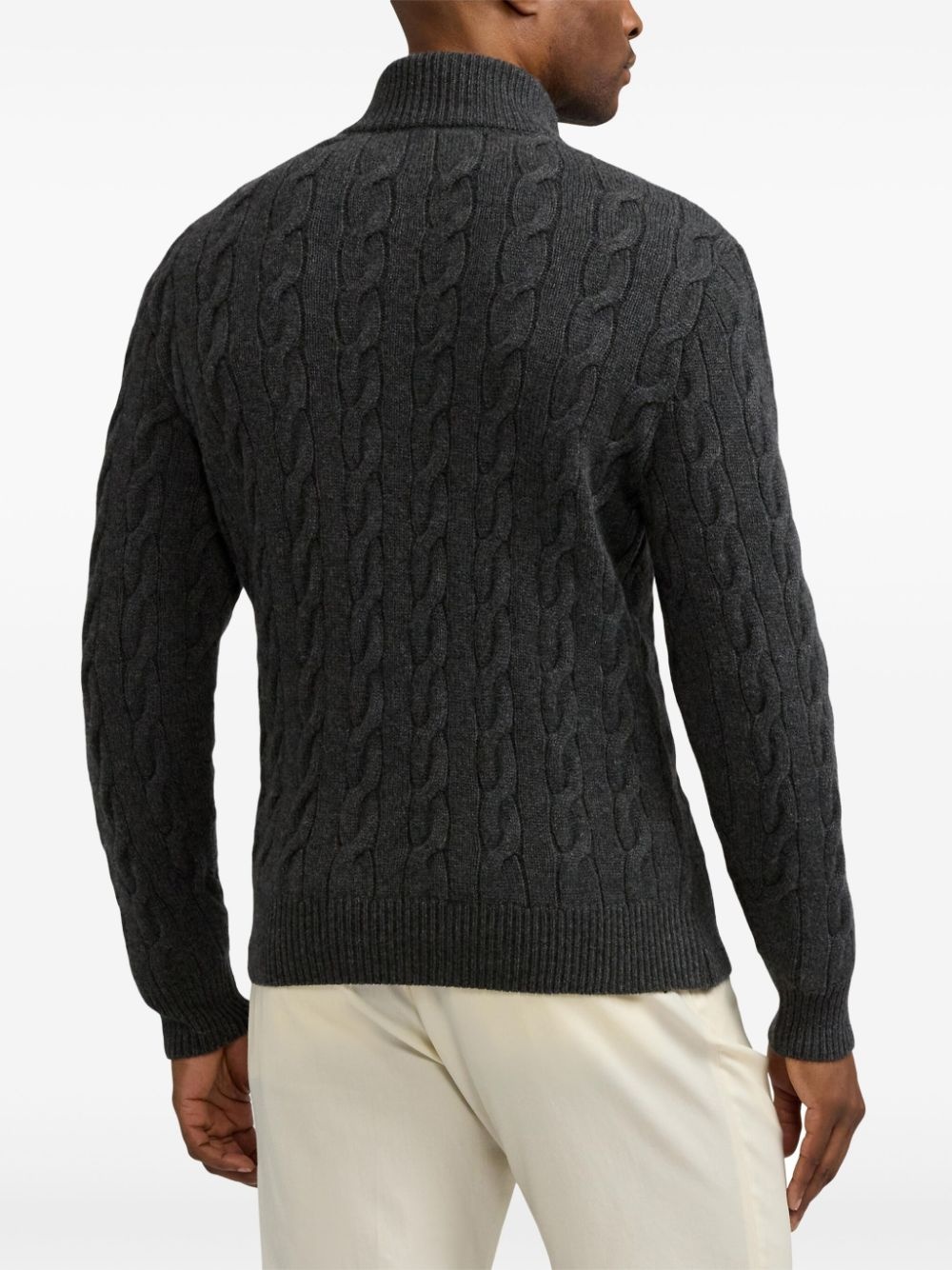 cable-knit sweater - 5