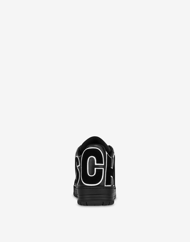 Moschino STREETBALL SNEAKERS WITH MAXI LOGO outlook