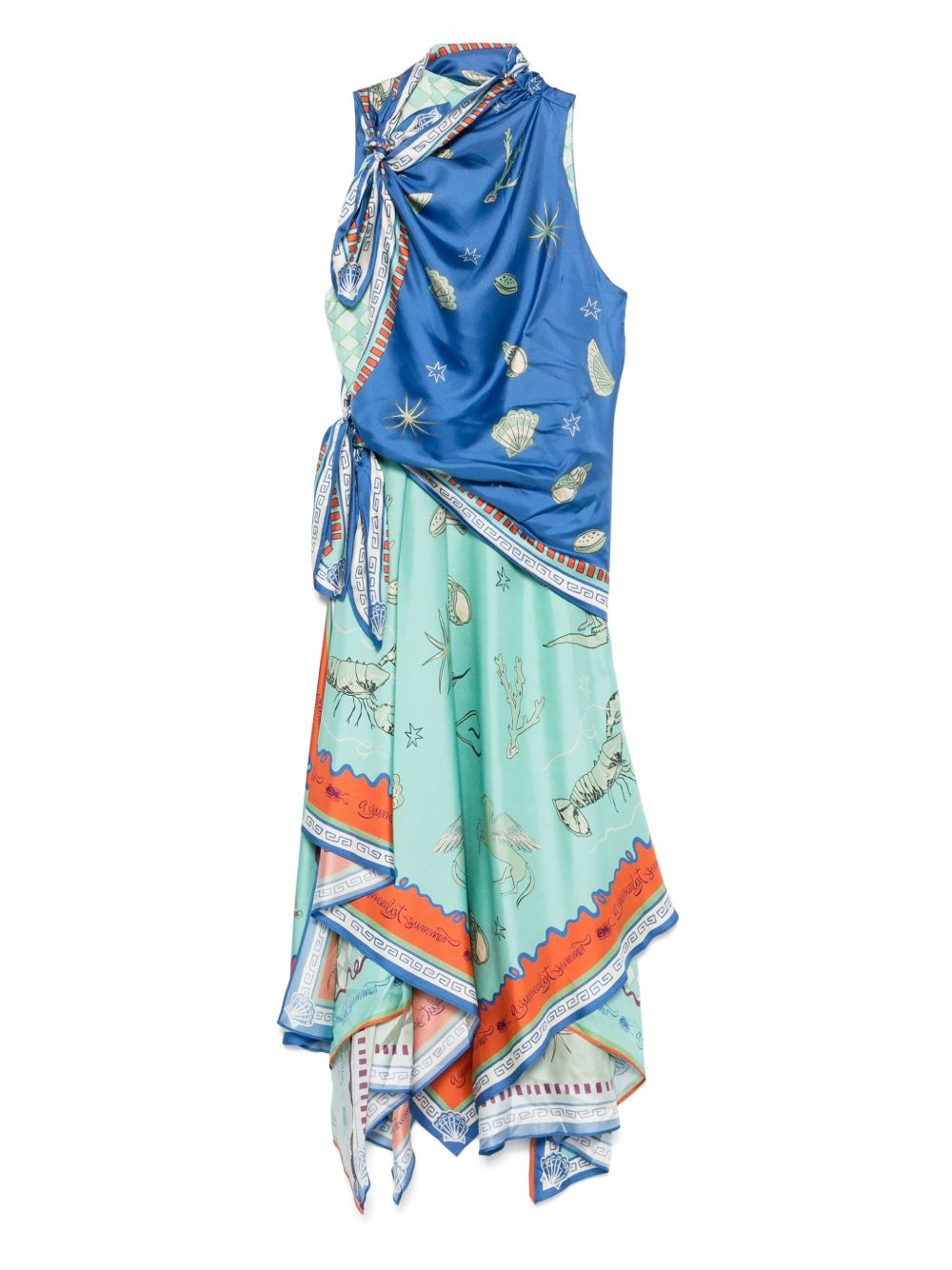 Surrealist Summer Scarf dress - 1