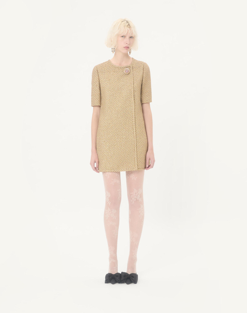 Valentino SHORT CANESTRELLO LUREX TWEED DRESS outlook