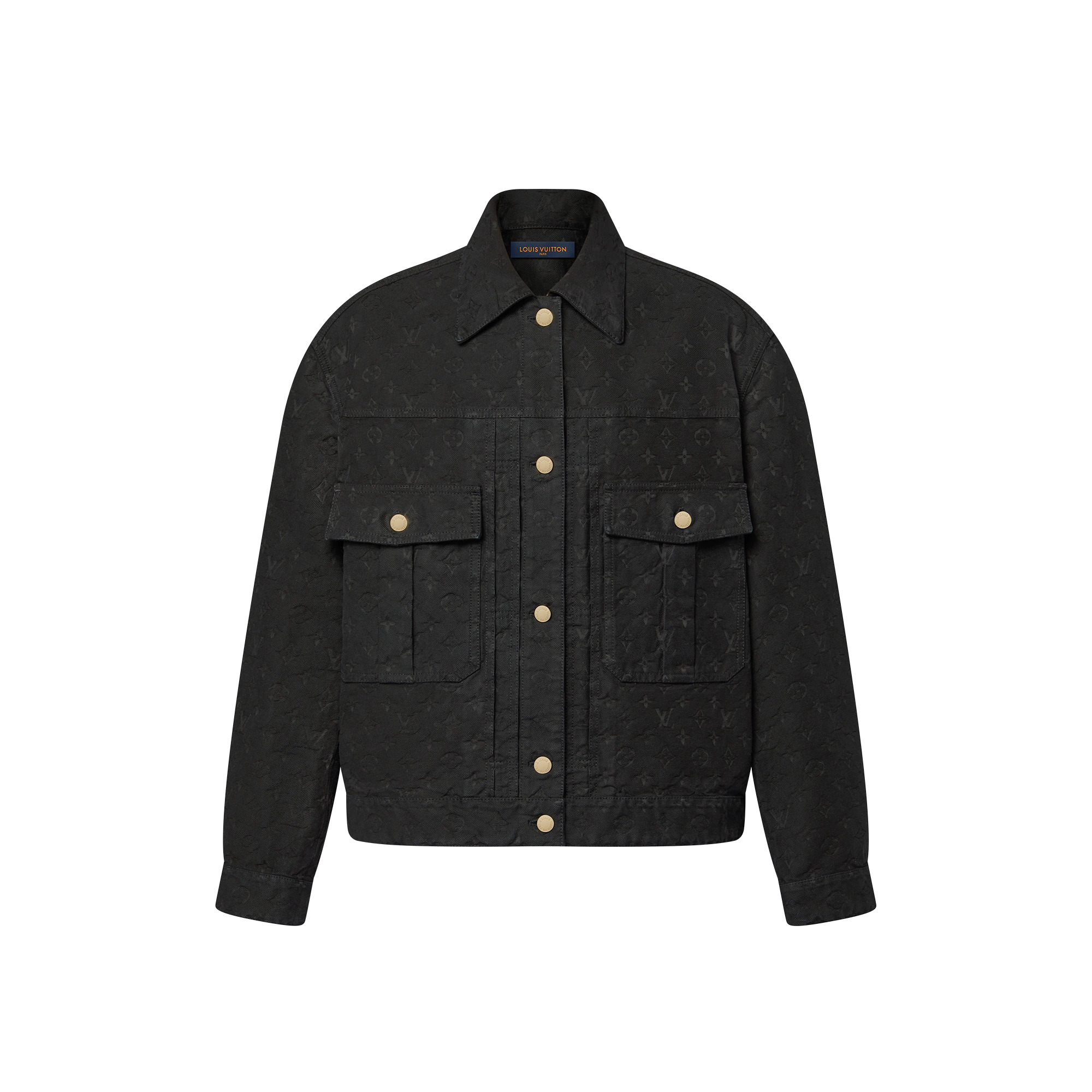 Monogram Jacquard Denim Jacket - 1