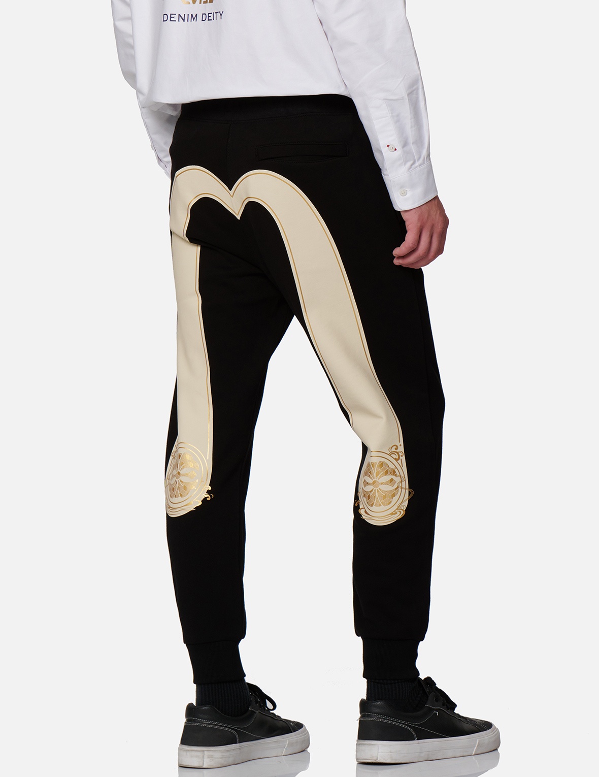 CLASSIC DAICOCK AND FOIL-PRINT KAMON SWEATPANTS - 6