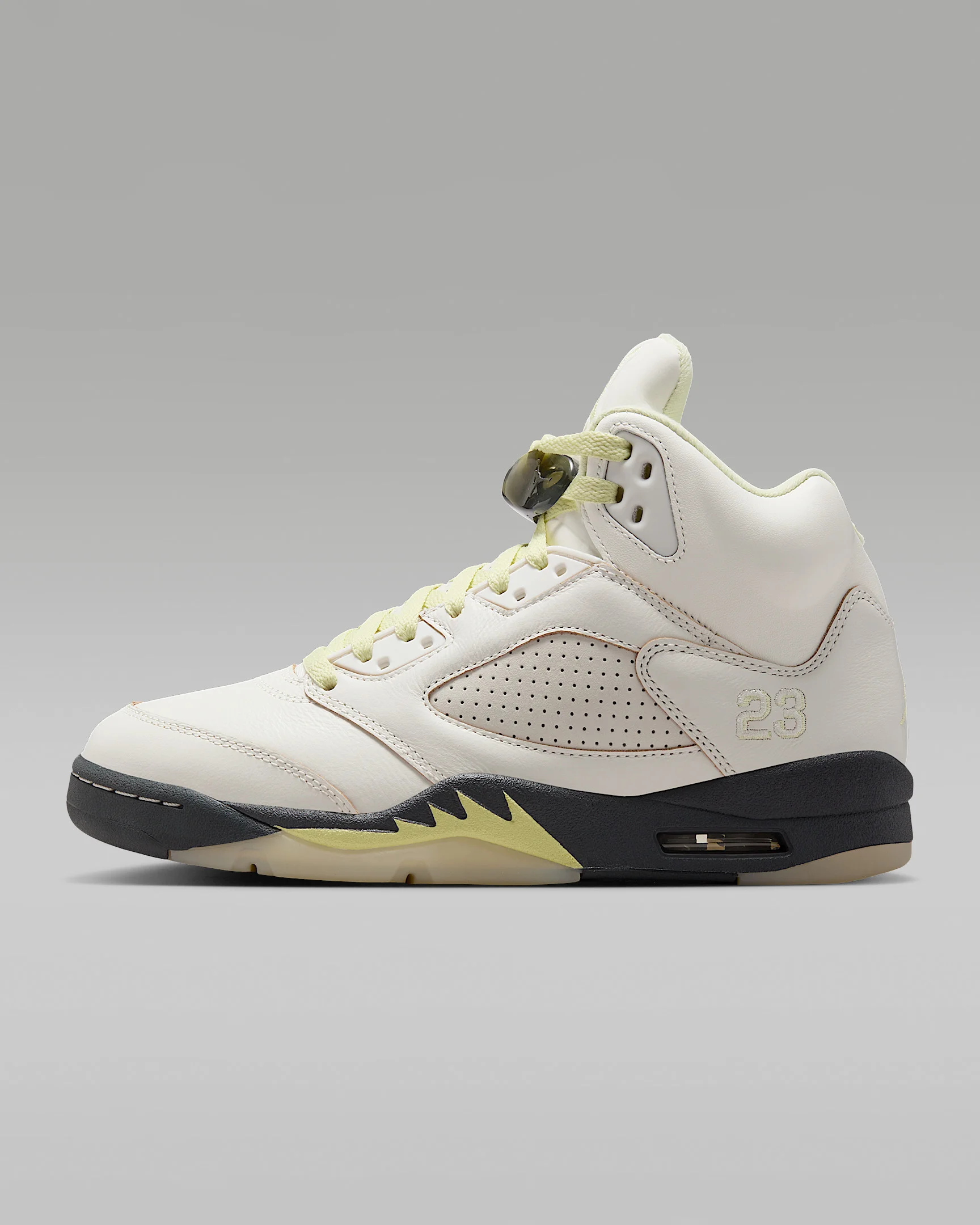 Air Jordan 5 Retro "Luminous Green and Sail" Women's Shoes - 1