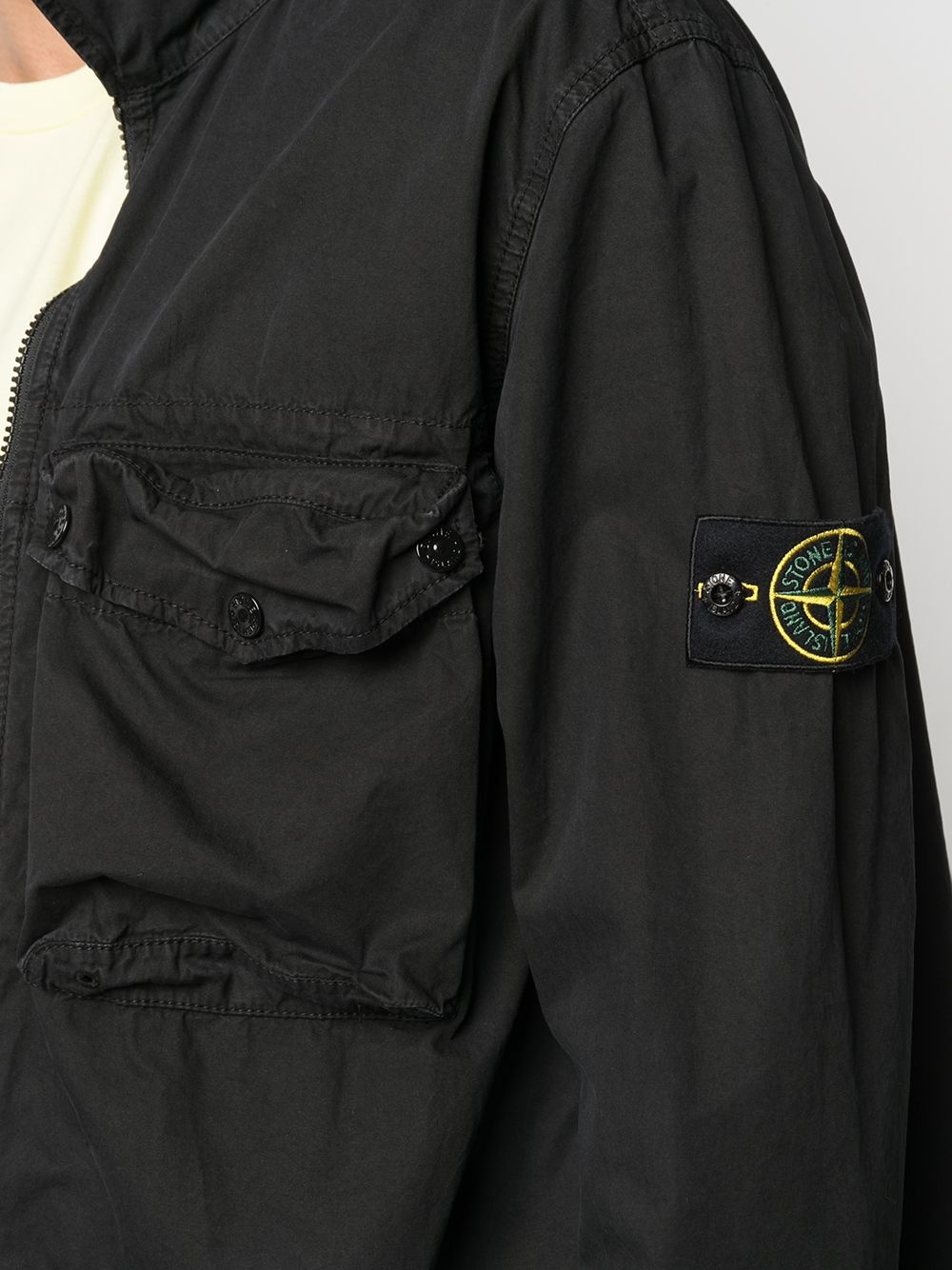 logo patch jacket - 5