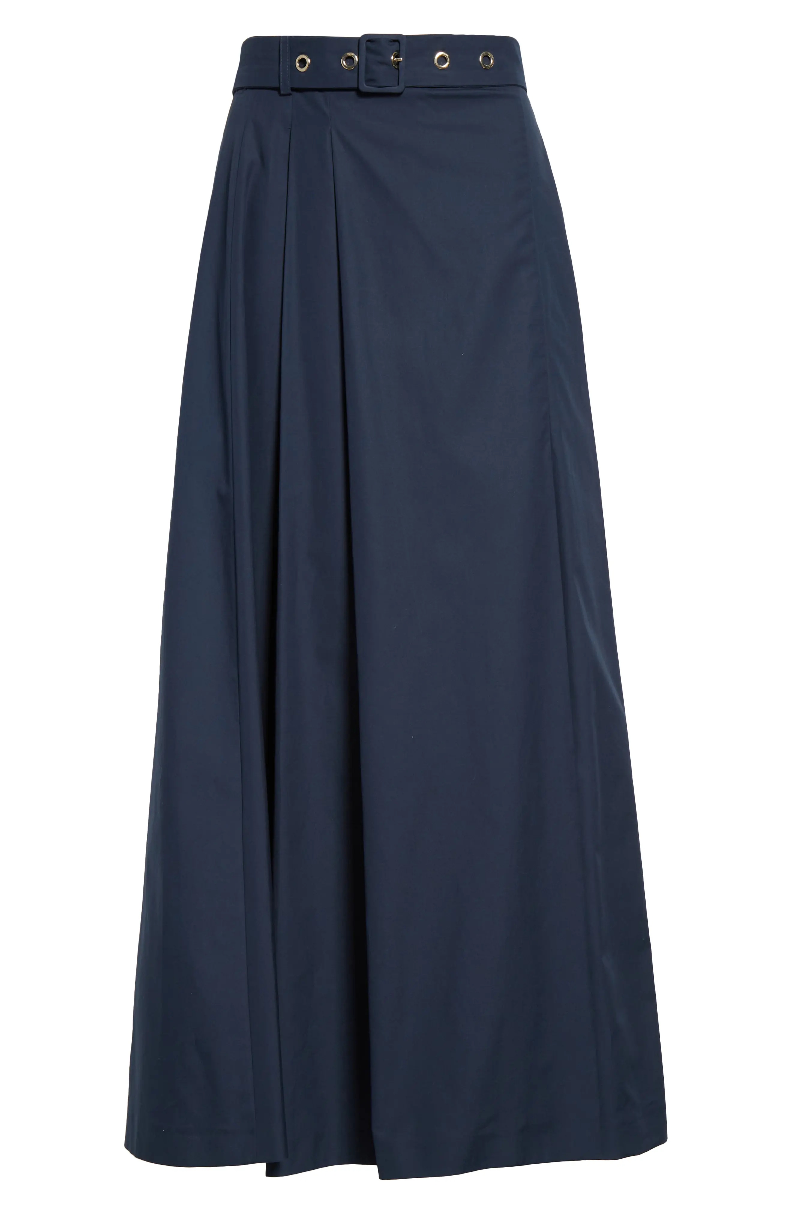 《送料無料 MAX MARA Cotton poplin pleated skirt GILDA Max Mara GILDA Pleated cotton poplin skirt | REVERSIBLE