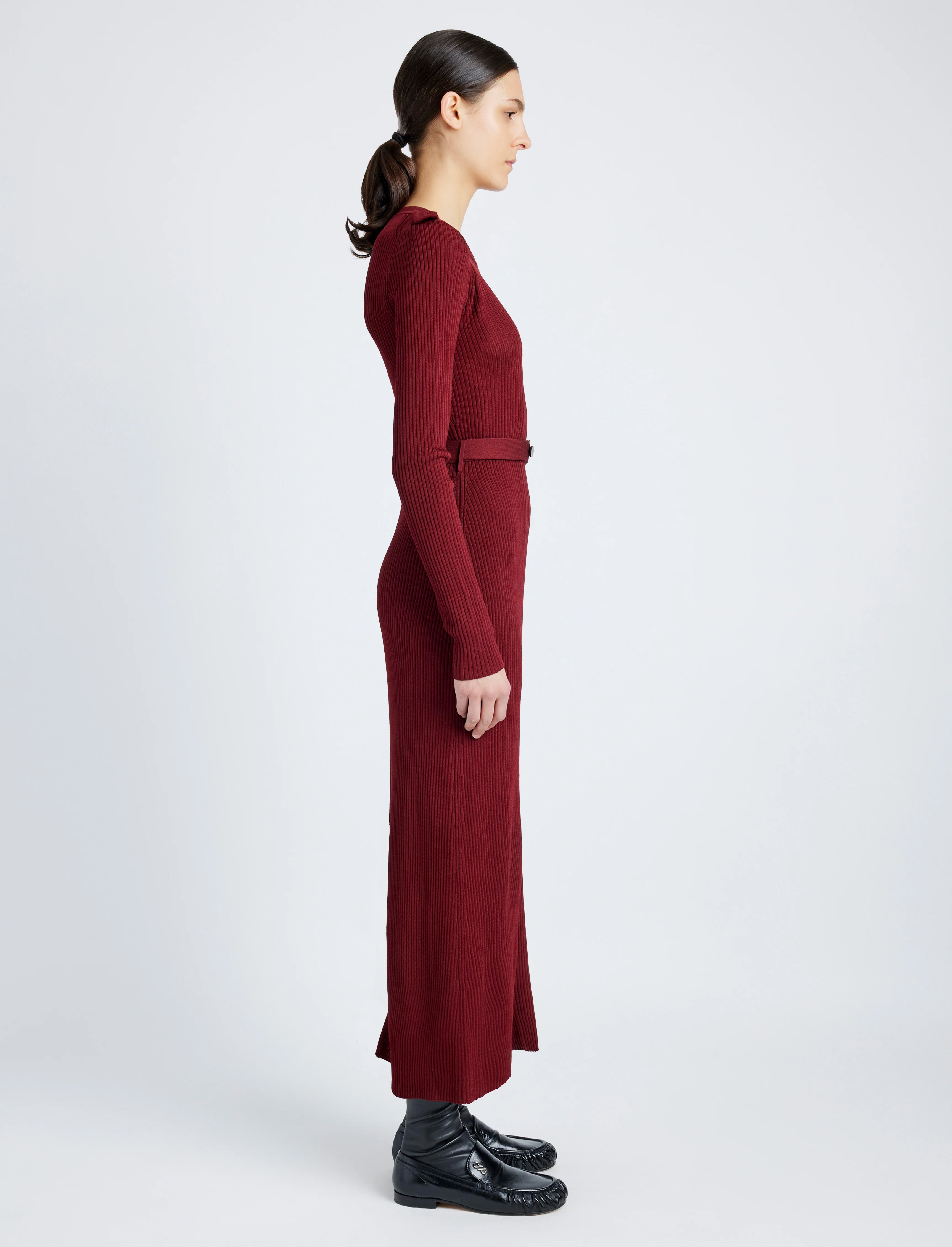 Lauryn Dress in Silk Viscose Knit - 3