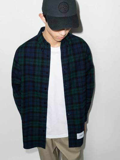 WTAPS tartan long-sleeved shirt outlook