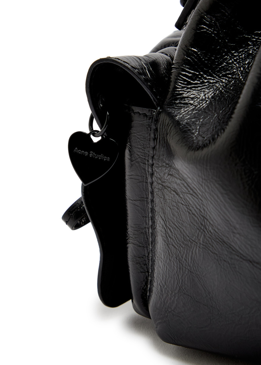 Acne Studios Multipocket Mini Crinkled Leather Bucket bag - 3