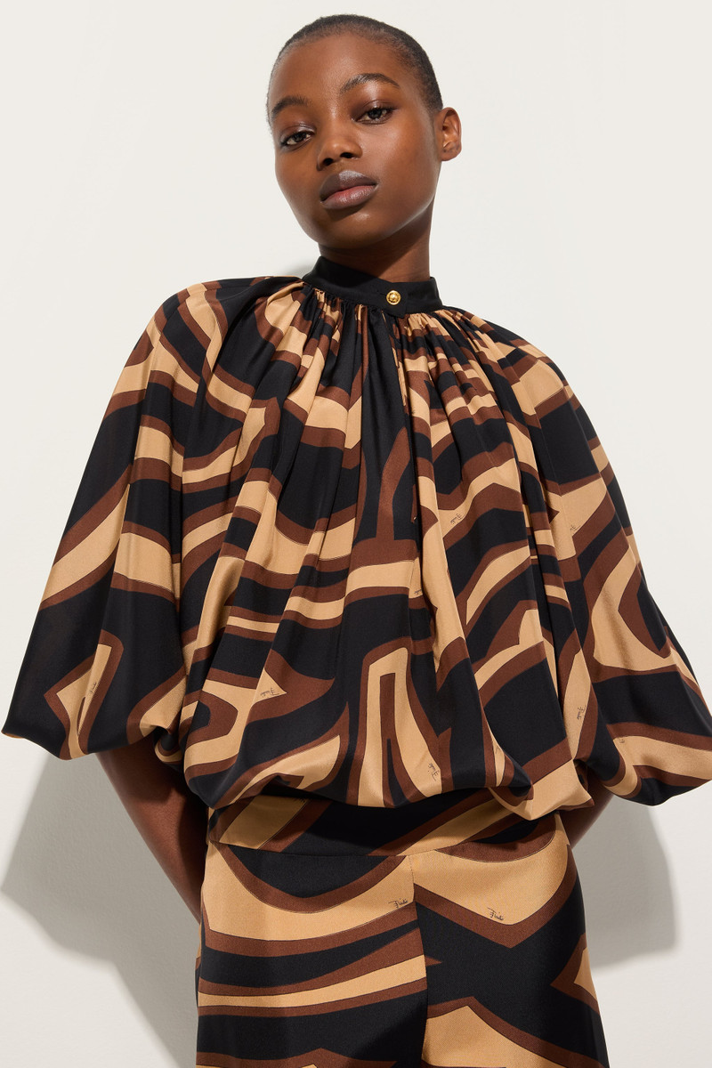 LABIRINTO PRINT VOLUMINOUS BLOUSE 5