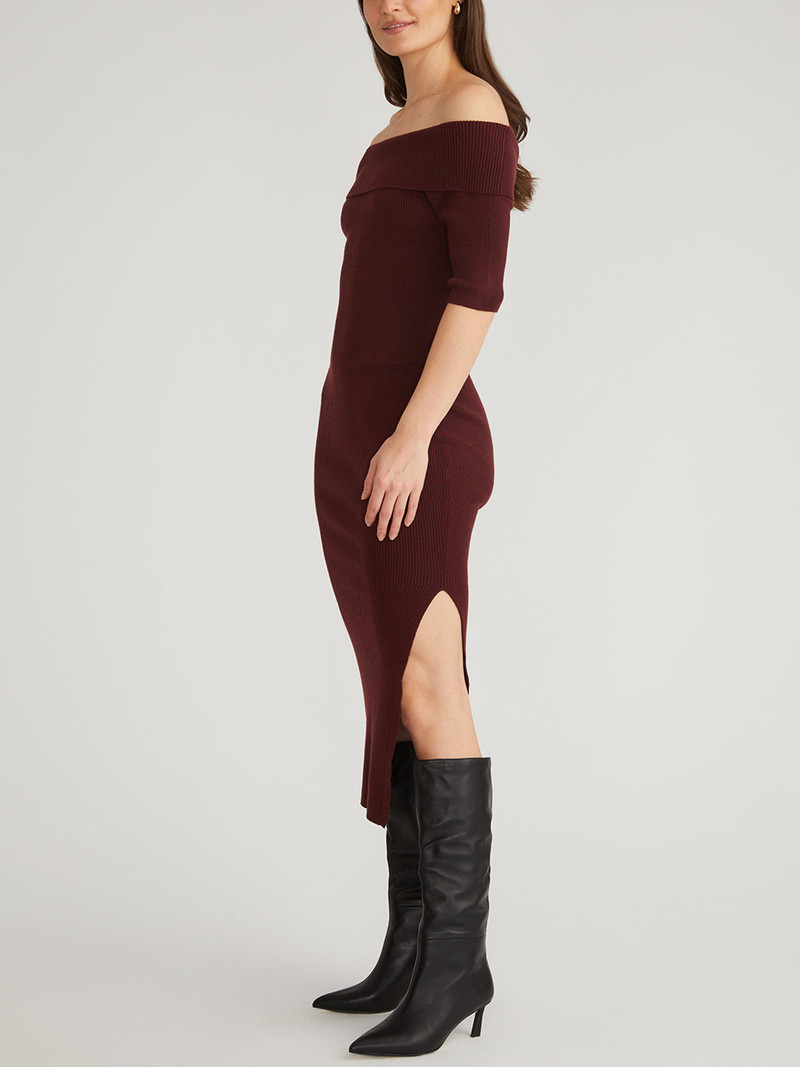 525 america Jennifer: Off Shoulder Midi Dress outlook