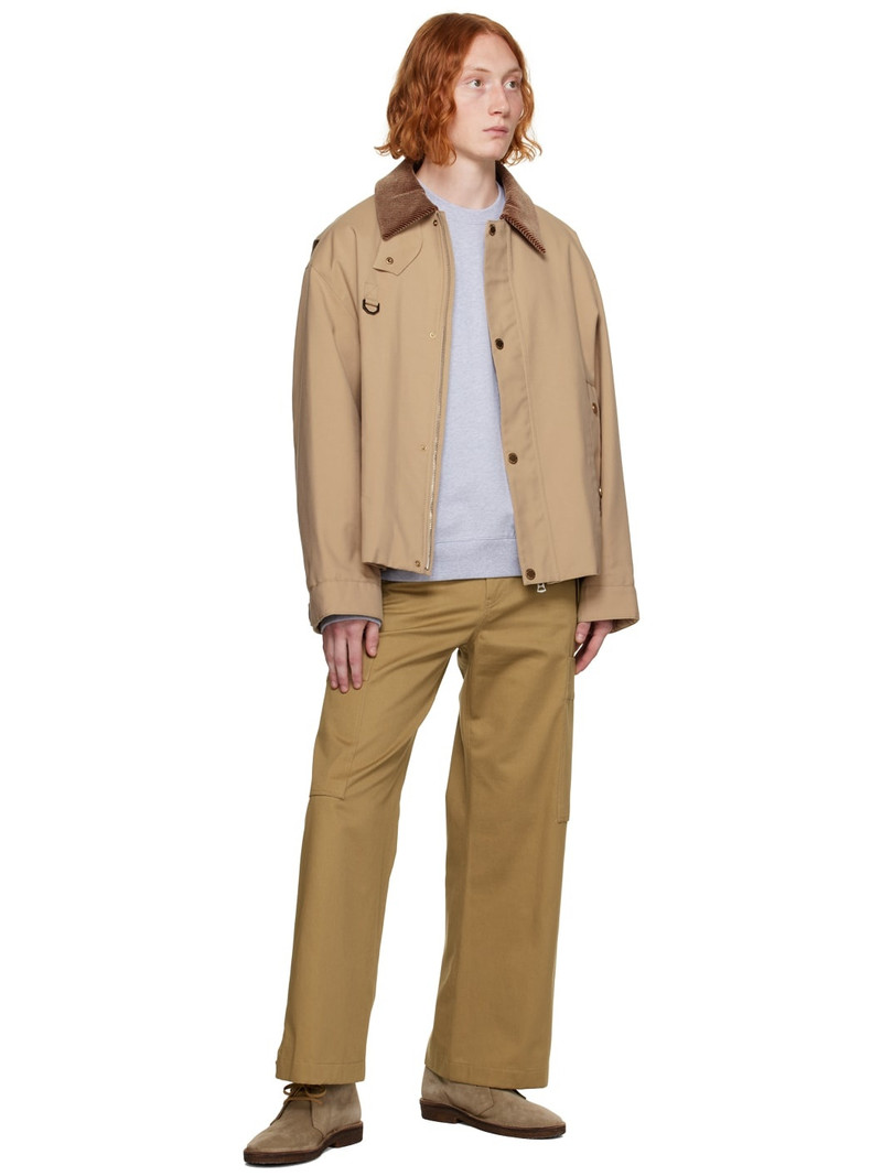 SOLID HOMME Tan Side Pocket Cargo Pants outlook