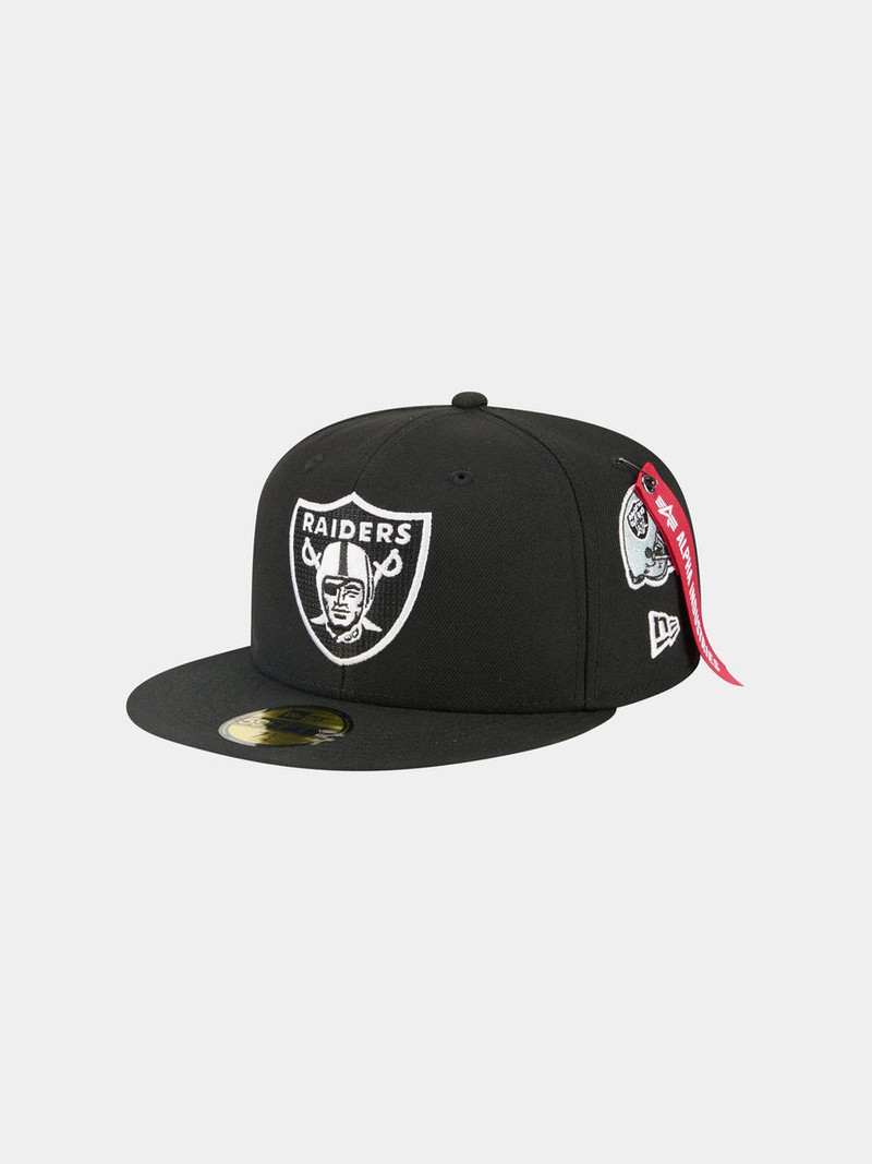 LAS VEGAS RAIDERS X ALPHA X NEW ERA 59FIFTY FITTED CAP 1