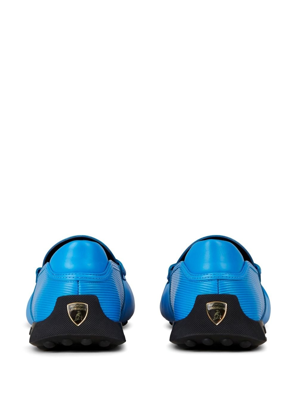 Automobili Lamborghini slip-on leather driving shoes - 3