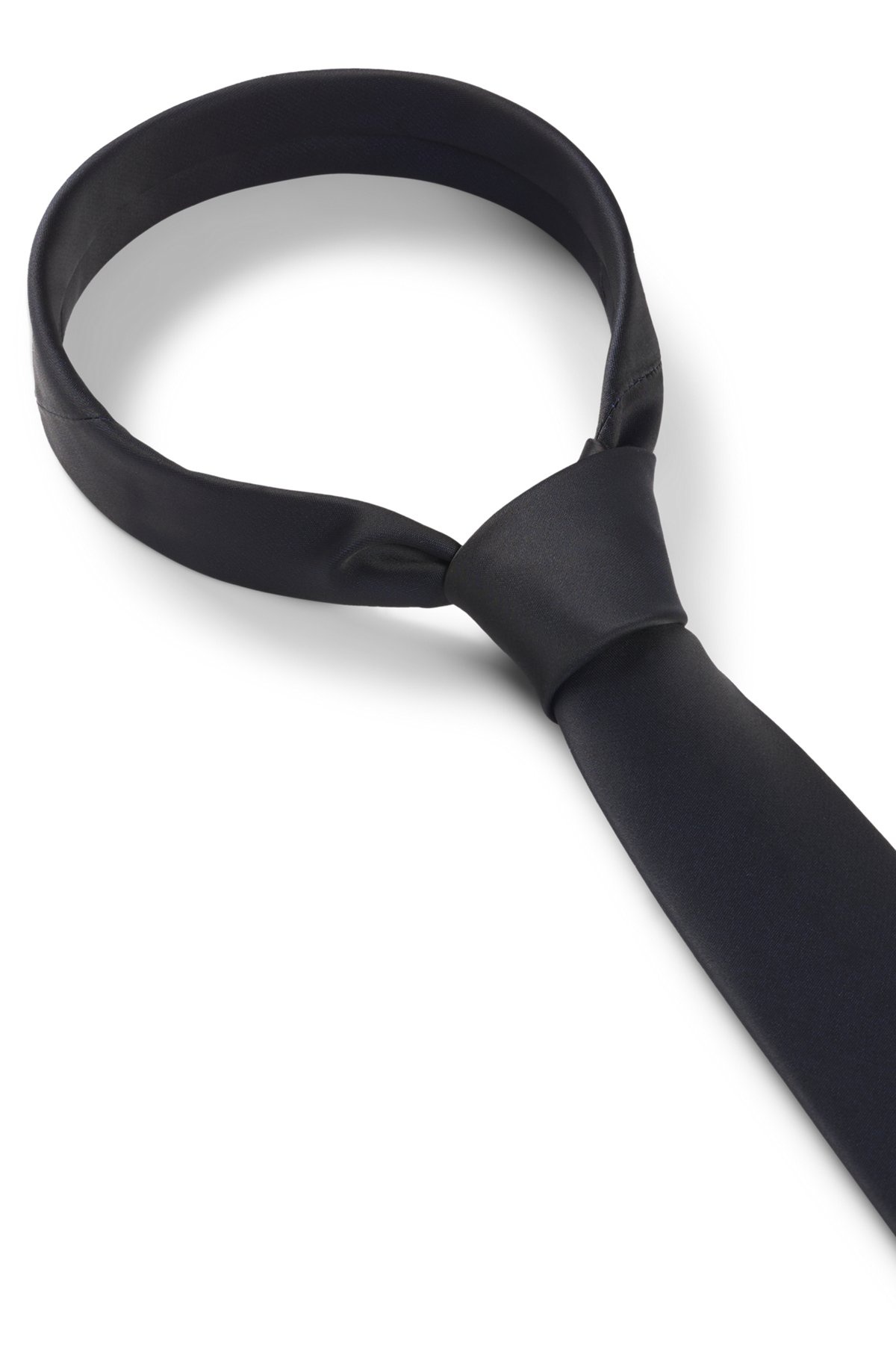 SILK-BLEND TIE WITH A PLAIN WEAVE - 6