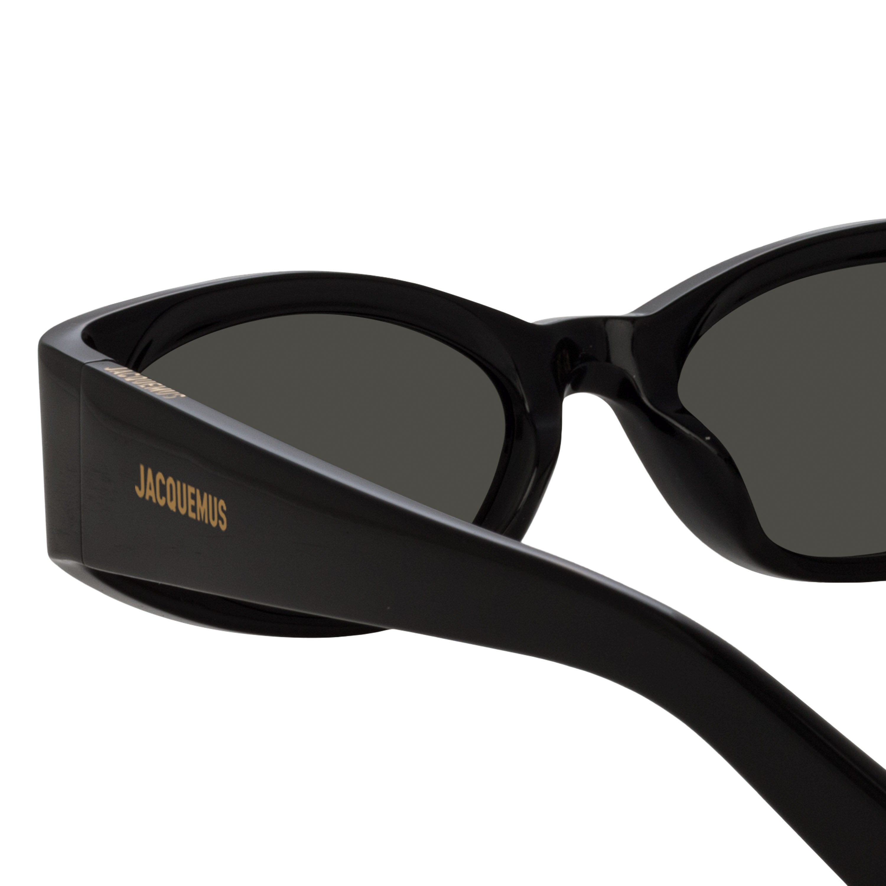 Ovalo Oval Sunglasses in Black - 6