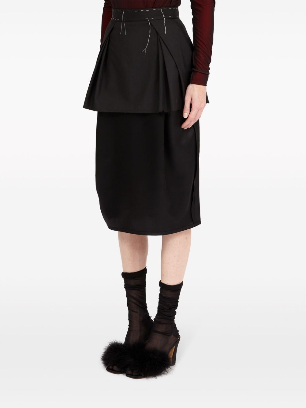 Work-in-progress layered skirt - 4