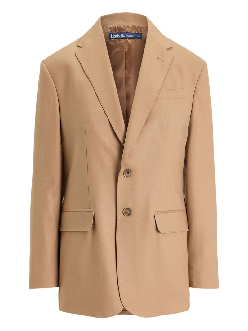 two-button wool-blend blazer 1