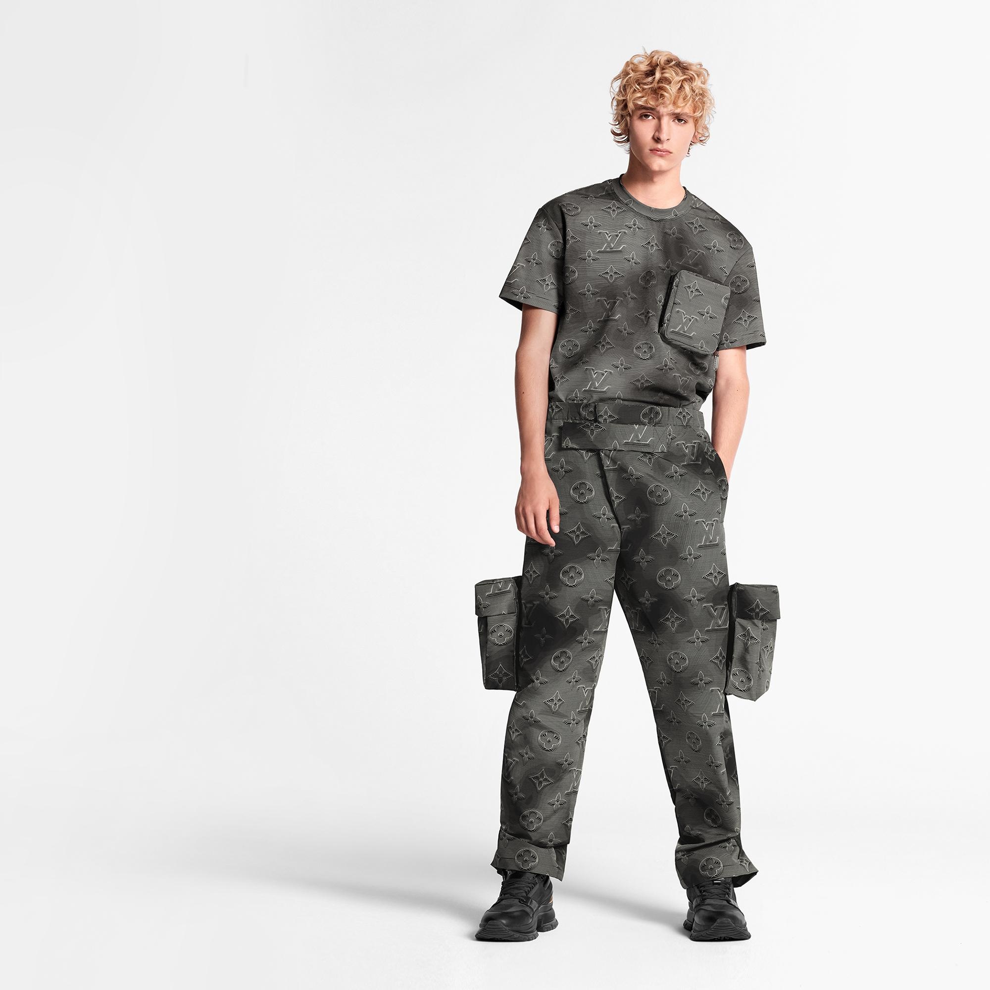 Monogram Removable 3D Pockets Cargo Pants - 2