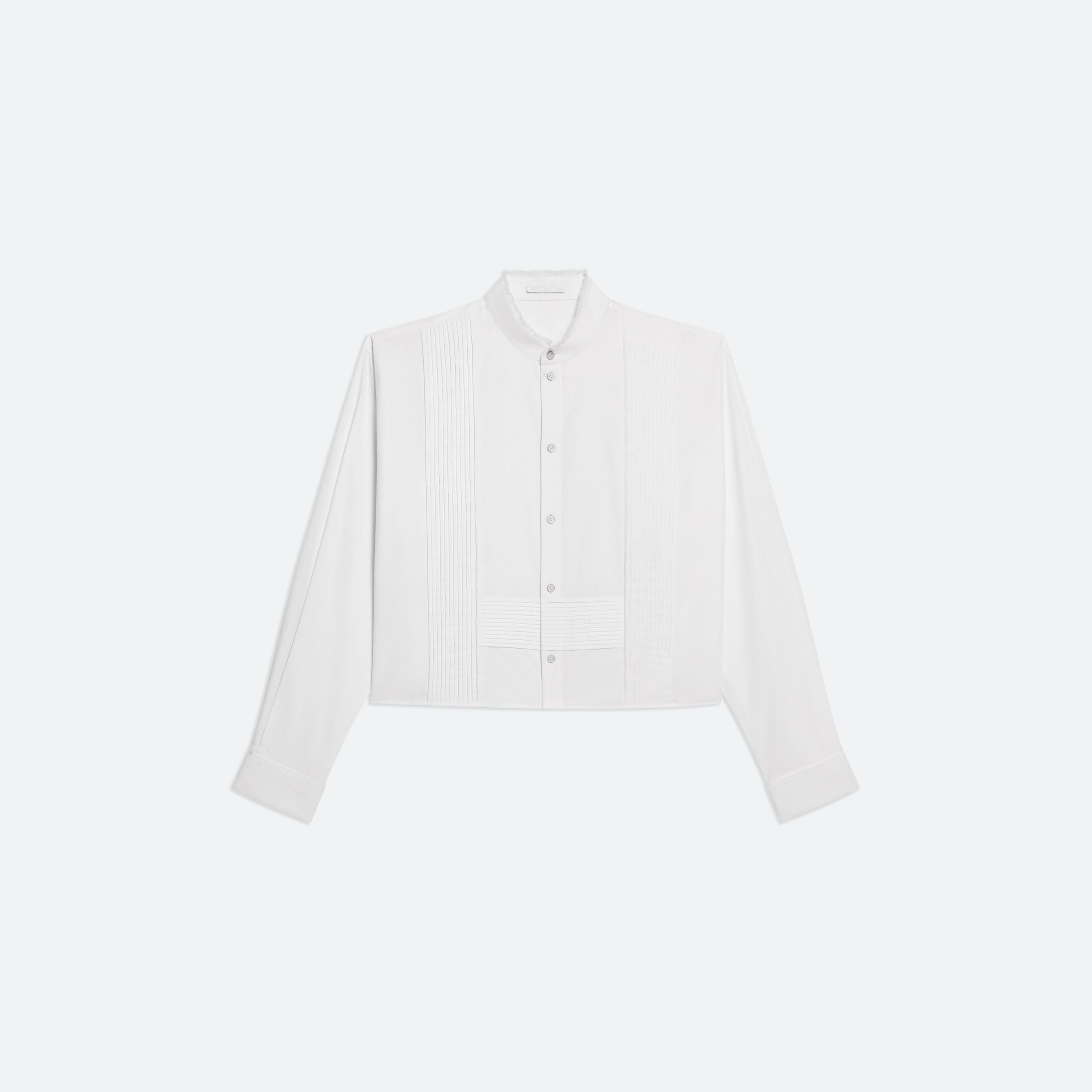 COLLARLESS TUX SHIRT - 1