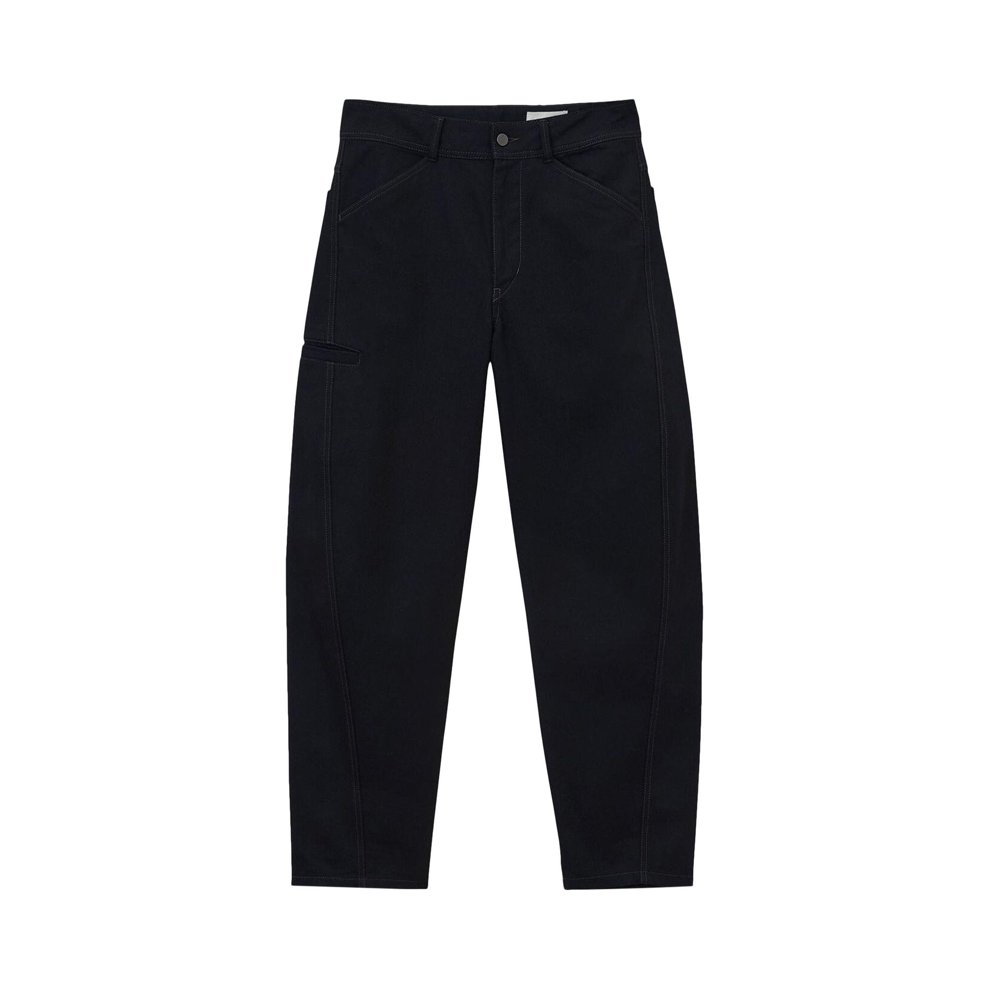 Lemaire Twisted Workwear Pants 'Black' - 1